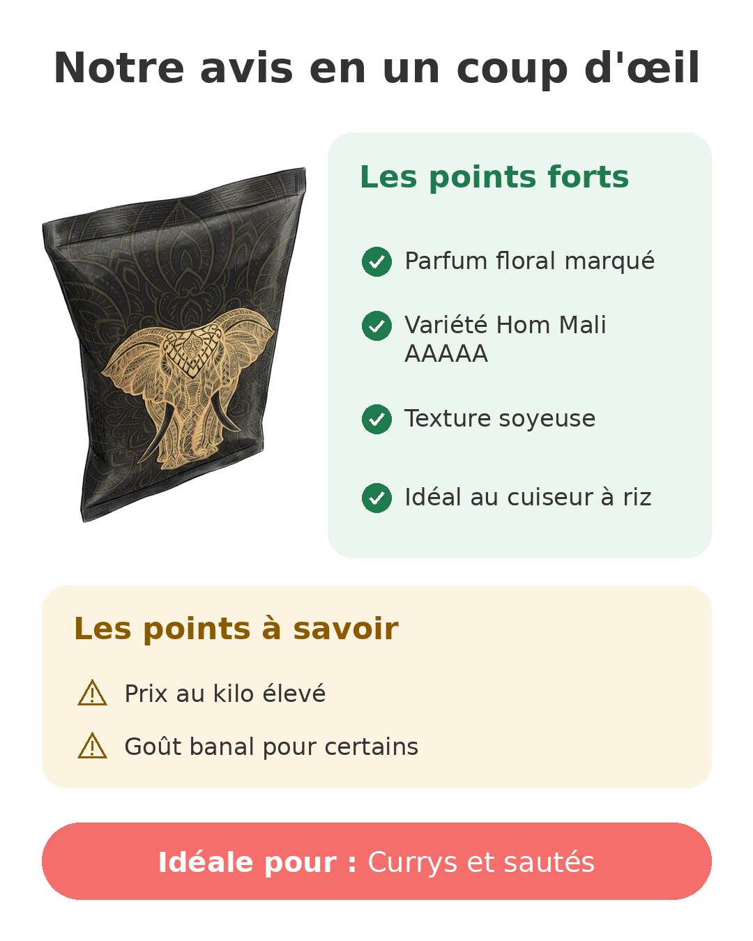 Notre avis en un coup d'œil sur Jasmin Yum Asia