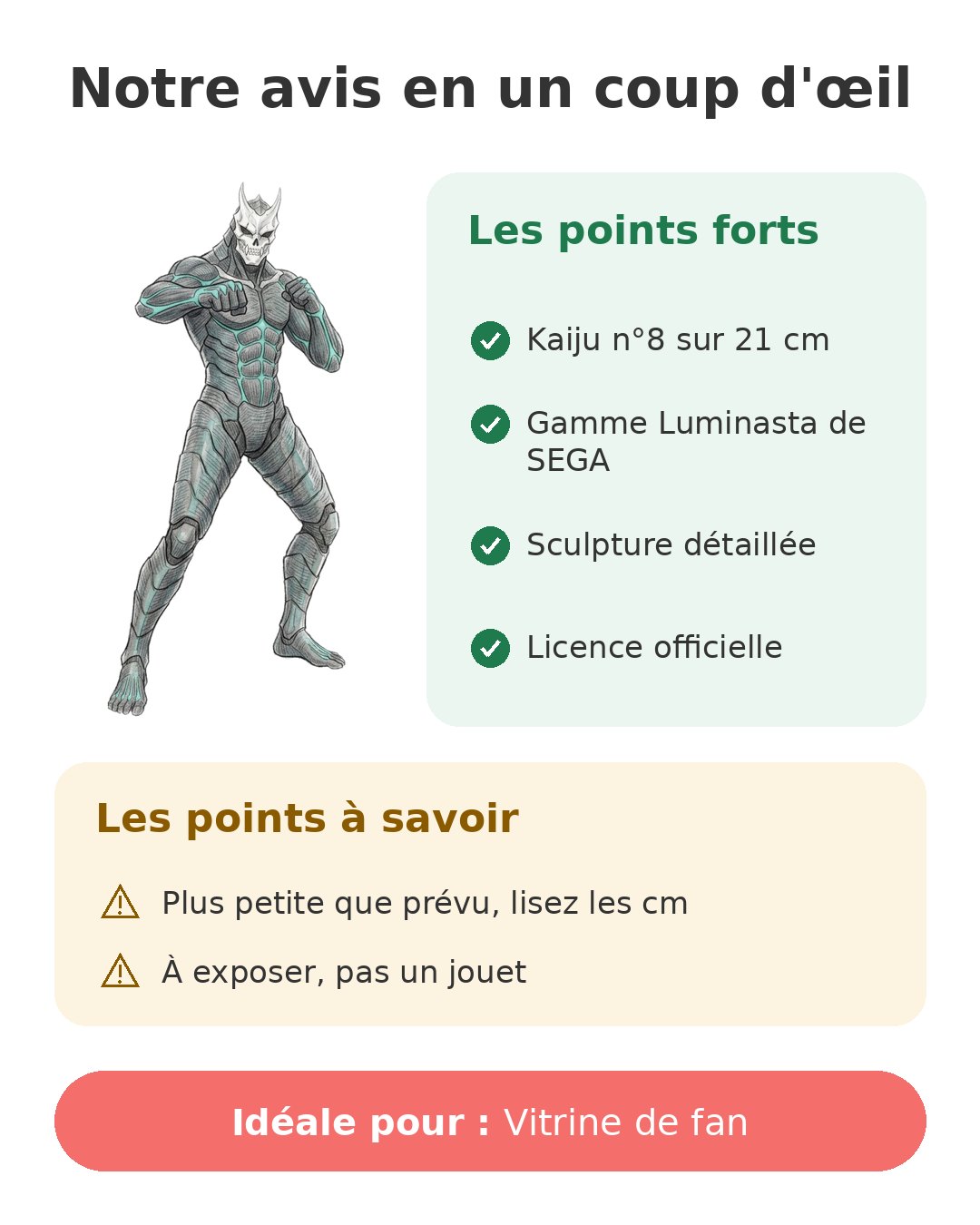 Notre avis en un coup d'œil sur Statuette Luminasta
