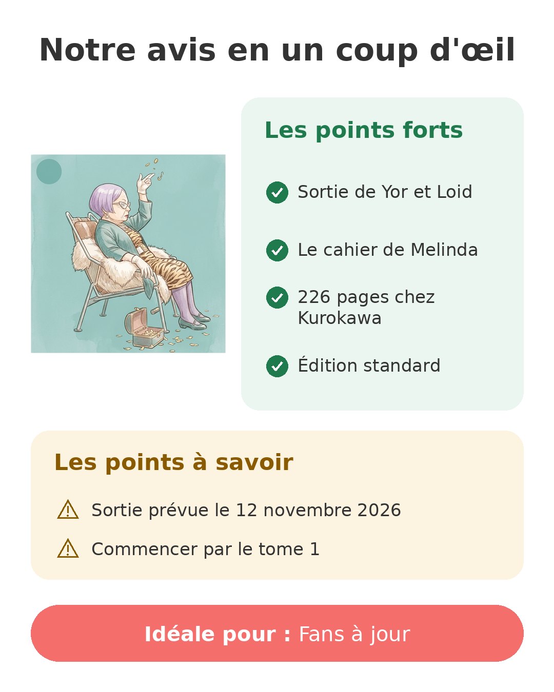 Notre avis en un coup d'œil sur Spy x Family tome 17