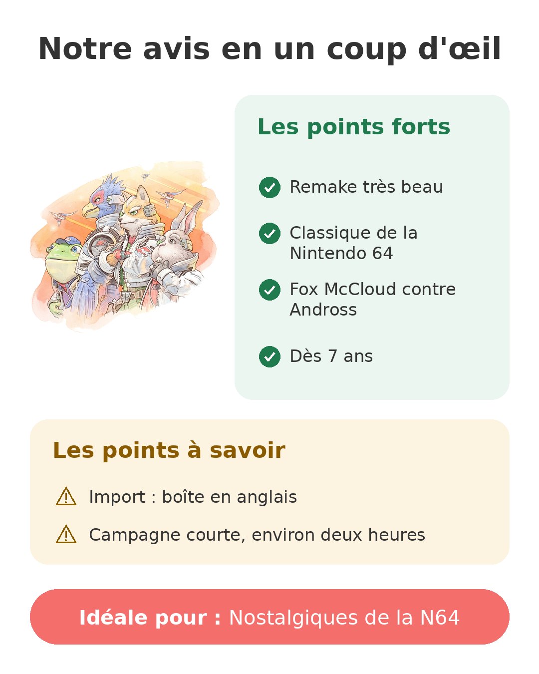 Star Fox Switch 2 aux commandes de l'Arwing Notre avis en un coup d'œil sur Star Fox Switch 2