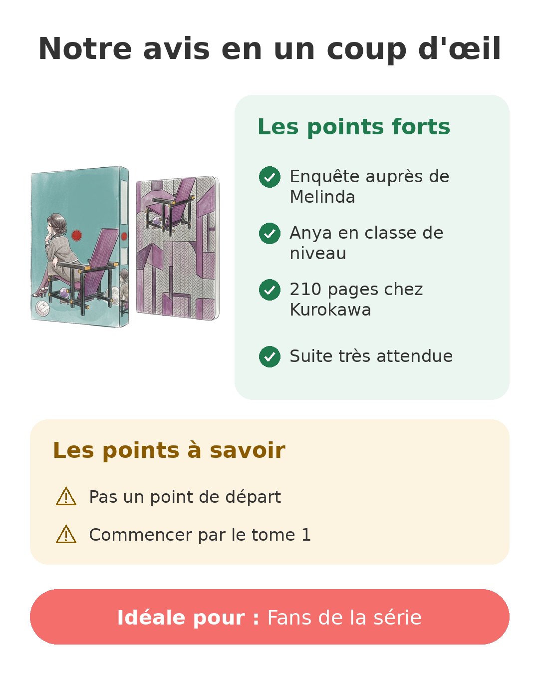 Notre avis en un coup d'œil sur Spy x Family tome 16