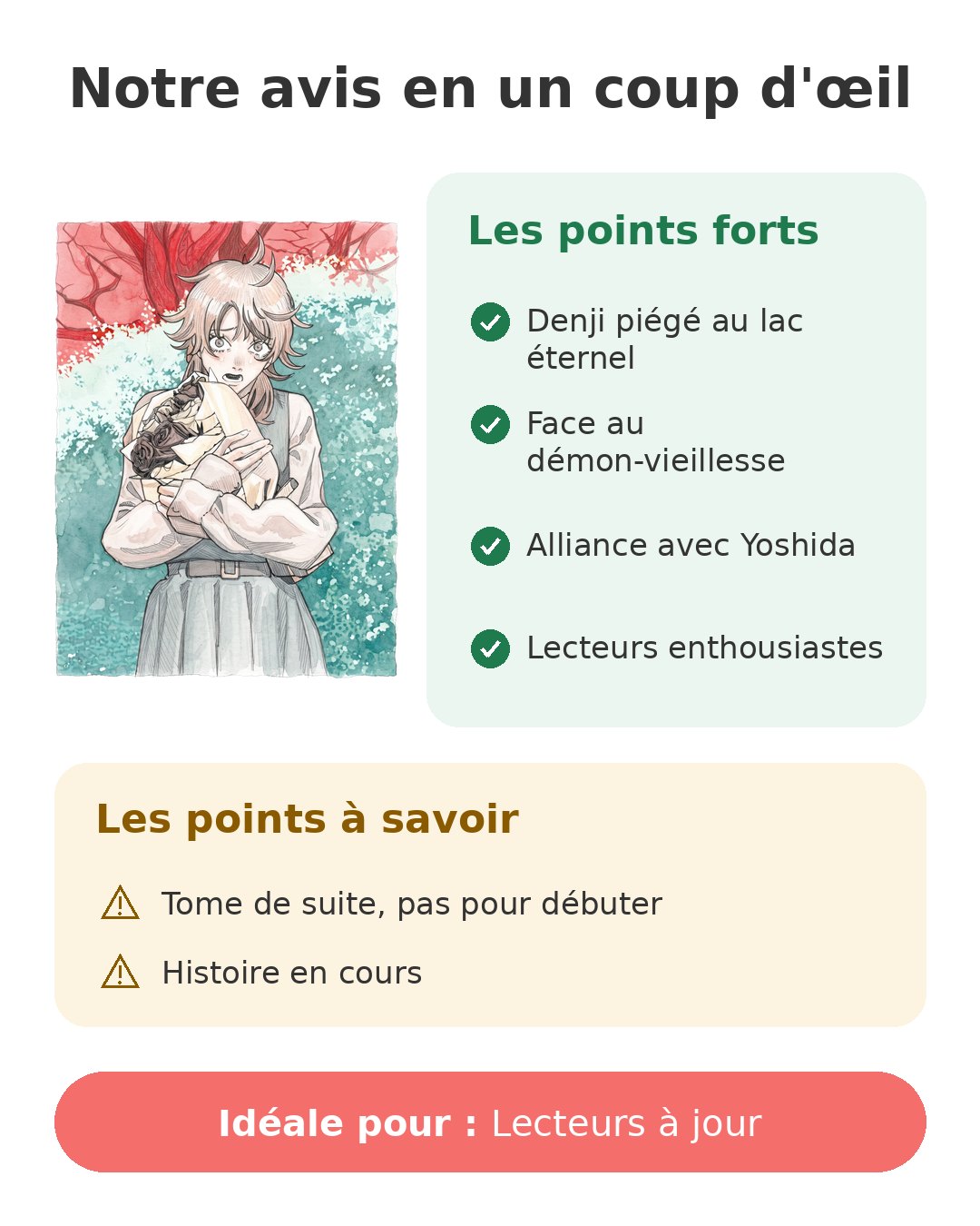 Chainsaw Man tome 21 et le démon vieillesse Notre avis en un coup d'œil sur Chainsaw Man tome 21