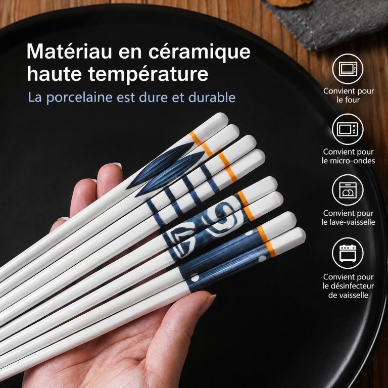 Baguettes japonaises originales en céramique