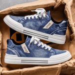 Baskets basses en toile denim