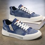 Baskets basses en toile denim - Bleu délavé, 39
