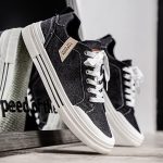 Baskets basses en toile denim