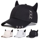 Casquette baseball kawaii à cornes