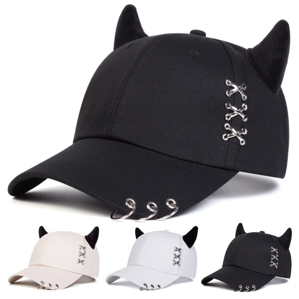 Casquette baseball kawaii à cornes