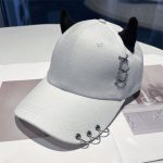 Casquette baseball kawaii à cornes