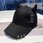 Casquette baseball kawaii à cornes