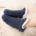 Chaussons-chaussettes-torsades-doubles-polaire-picture-10