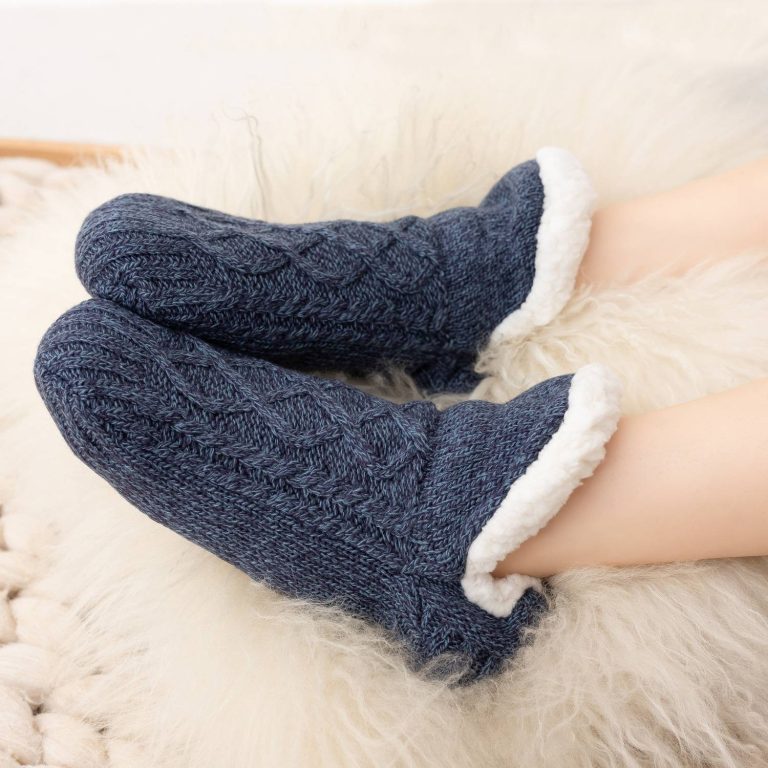 Chaussons-chaussettes-torsades-doubles-polaire-picture-10