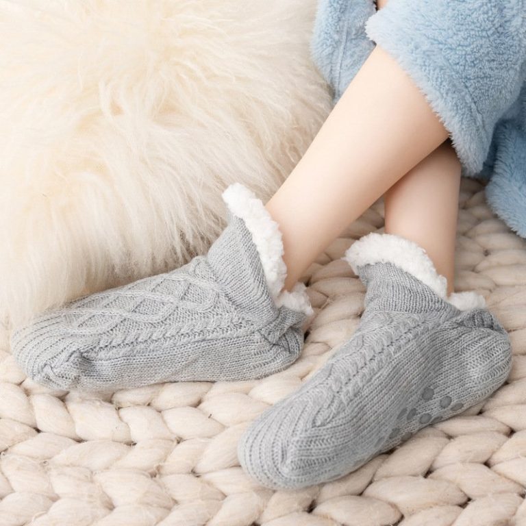 Chaussons-chaussettes-torsades-doubles-polaire-picture-6