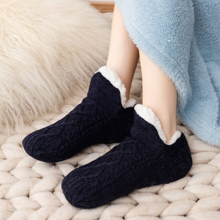 Chaussons-chaussettes-torsades-doubles-polaire-picture-7