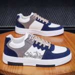 Chaussures de skate la Grande Vague Japonaise - Bleu marine et gris, 43
