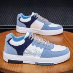 Chaussures de skate la Grande Vague Japonaise - Bleu ciel, 43