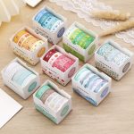 Coffret de 5 rubans washi adhésifs