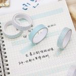 Coffret de 5 rubans washi adhésifs