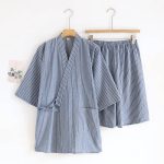 Ensemble-jinbei-japonais-homme-raye-picture-1