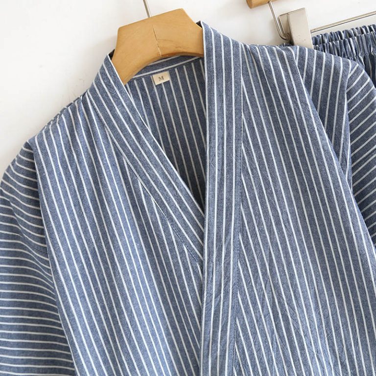 Ensemble-jinbei-japonais-homme-raye-picture-3