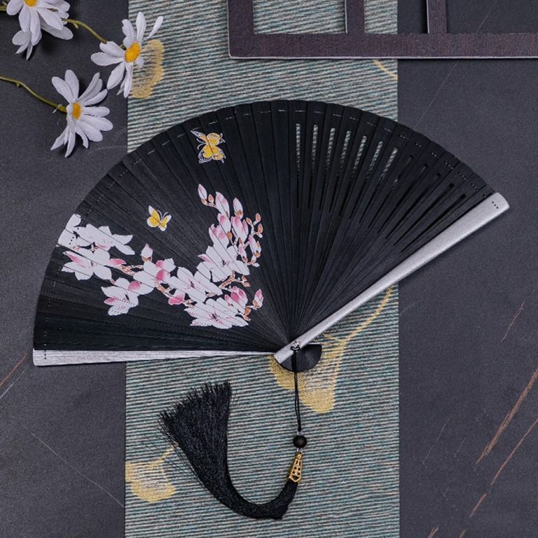 Eventail-pliant-japonais-en-bambou-et-tissu-picture-19
