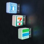 Magnet Konbini pour frigo 7-Eleven Lawson FamilyMart