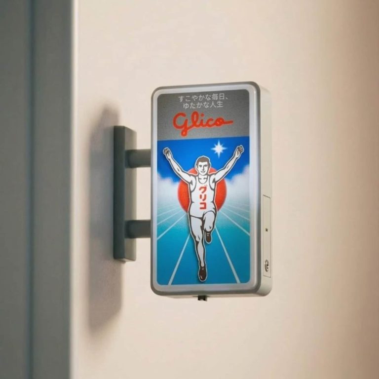 Magnet Osaka lumineux coureur Glico