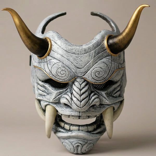 Masque hannya intégral en latex