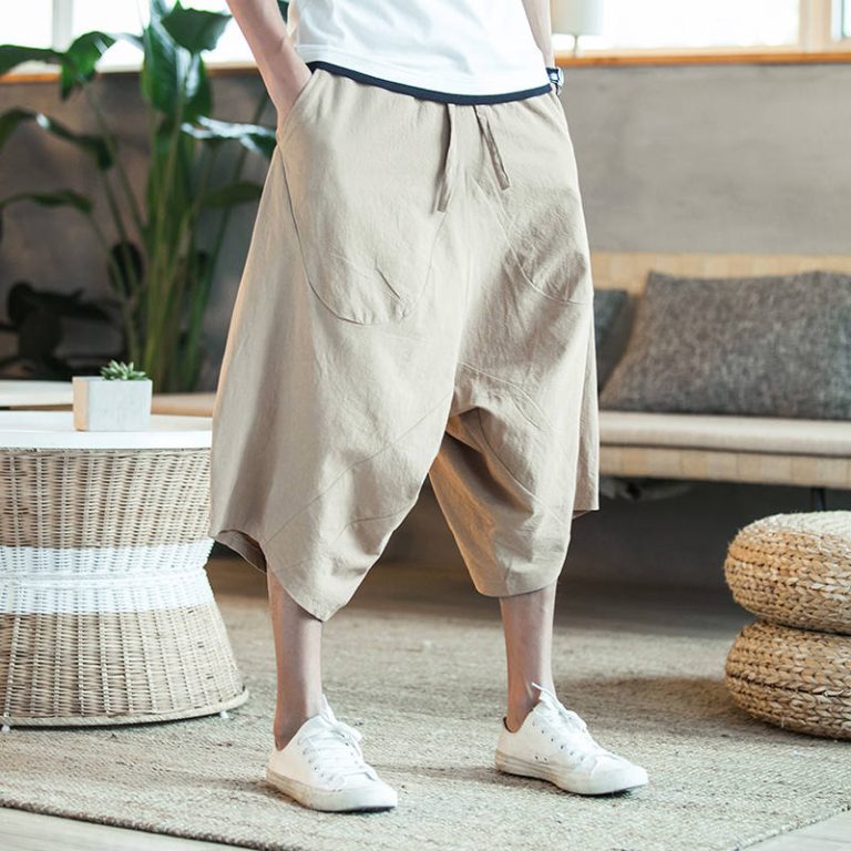 Pantalon-ample-decontracte-a-entrejambe-bas-picture-2