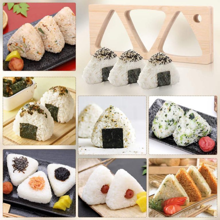 Planche-en-bambou-onigiri-a-moule-triangulaire-picture-3