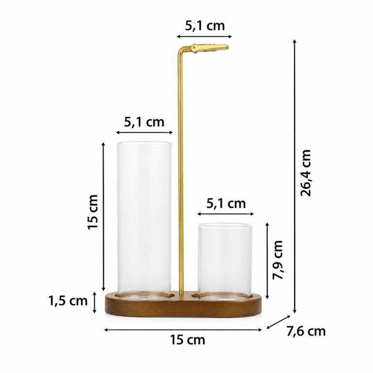 Porte-encens design moderne à cendrier en verre