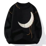 Pull-avec-lune-en-maille-epaisse-picture-3