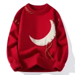 Pull-avec-lune-en-maille-epaisse-picture-4