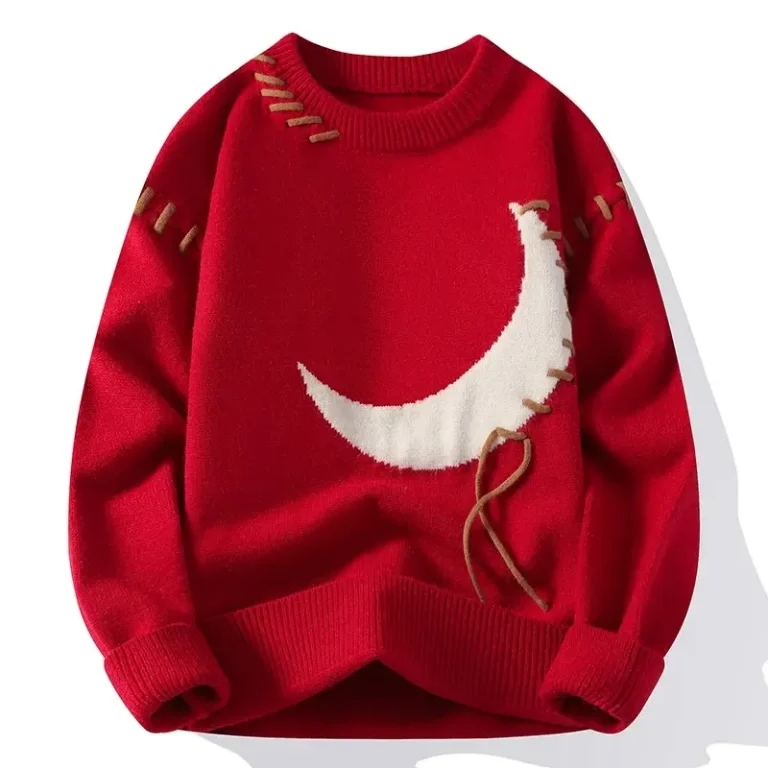 Pull-avec-lune-en-maille-epaisse-picture-4