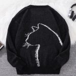 Pull-chat-femme-et-homme-silhouette-blanche-picture-6