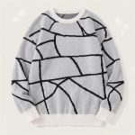 Pull-col-rond-a-motifs-geometriques-miniature