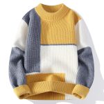 Pull-color-block-femme-et-homme-asymetrique-picture-2