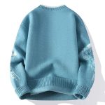 Pull-en-maille-cotelee-a-liseres-contrastes-picture-2