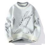 Pull-en-maille-cotelee-a-liseres-contrastes-picture-5