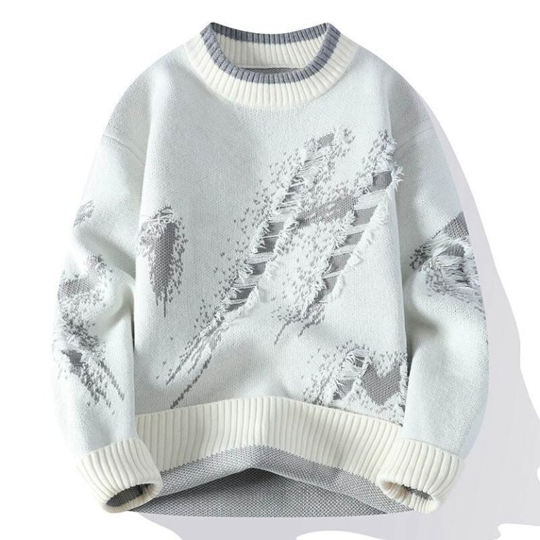 Pull-en-maille-cotelee-a-liseres-contrastes-picture-5