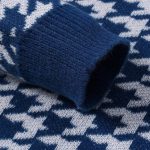 Pull-pied-de-poule-bleu-oversize-picture-2