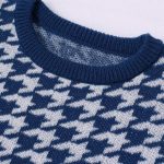 Pull-pied-de-poule-bleu-oversize-picture-3