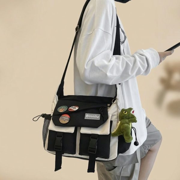 Sac bandoulière femme urbain en nylon