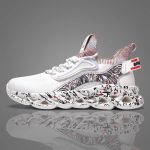 Sneakers japonaises streetwear homme marbrées
