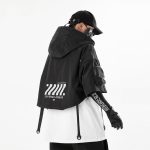 Sweat-a-capuche-court-techwear-noir-picture-3