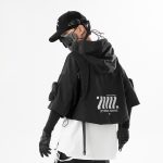 Sweat-a-capuche-court-techwear-noir-picture-4