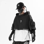 Sweat-a-capuche-court-techwear-noir-picture-5