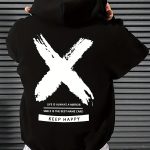 Sweat-a-capuche-homme-oversize-grand-X-picture-1