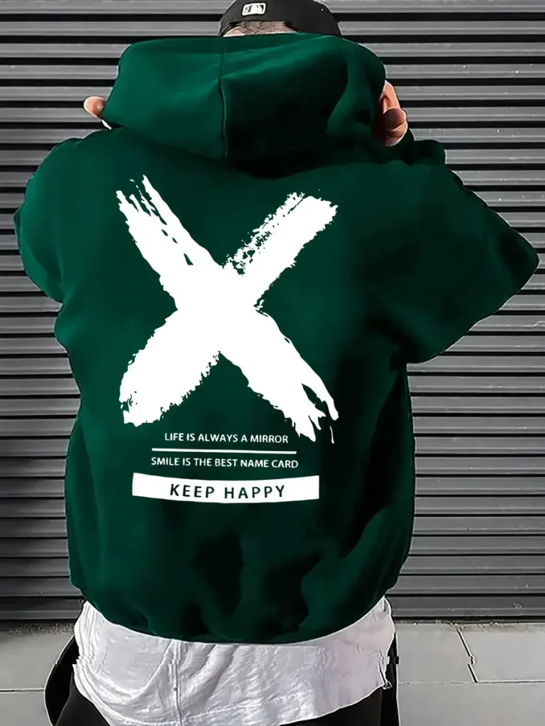 Sweat-a-capuche-homme-oversize-grand-X-picture-3