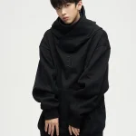 Sweat-a-capuche-oversize-a-col-montant-picture-10